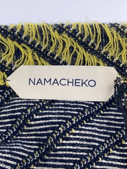 【中古品】【レディース】 NAMACHEKO 19AW ATIM SKIRT ナマチェコ ウール スカート ボトムス 152-251107-yn-14-min サイズ：XS カラー：BLACK/YELLOW 万代Net店