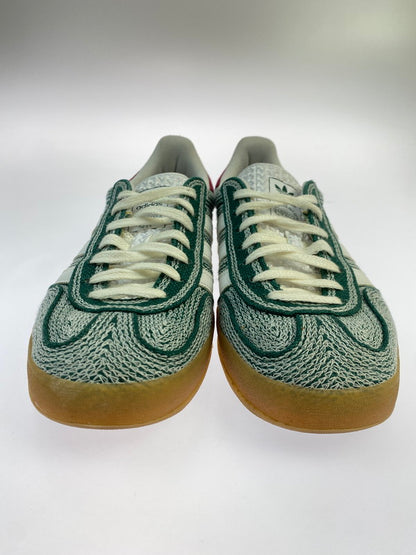 【中古品】【メンズ】 adidas アディダス ORIGINALS × SEAN WOTHERSPOON IG1456 GAZELLE INDOOR 靴 シューズ スニーカー SNEAKERS 161-250913-ks-18-min サイズ：27cm カラー：GREEN/WHITE 万代Net店