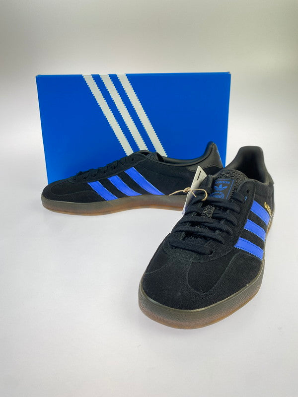 【中古美品】【メンズ】 adidas アディダス JQ2692 ORIGINALS GAZELLE INDOOR 靴 シューズ スニーカー SNEAKERS 161-250913-ks-15-min サイズ：27cm カラー：BLACK/BLUE 万代Net店