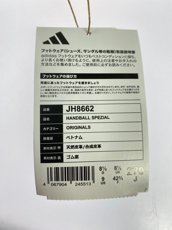 【中古美品】【メンズ】 adidas アディダス JH8662 ORIGINALS HANDBALL SPEZIAL 靴 シューズ スニーカー SNEAKERS 161-250913-ks-16-min サイズ：27cm 万代Net店
