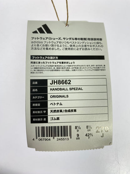 【中古美品】【メンズ】 adidas アディダス JH8662 ORIGINALS HANDBALL SPEZIAL 靴 シューズ スニーカー SNEAKERS 161-250913-ks-16-min サイズ：27cm 万代Net店
