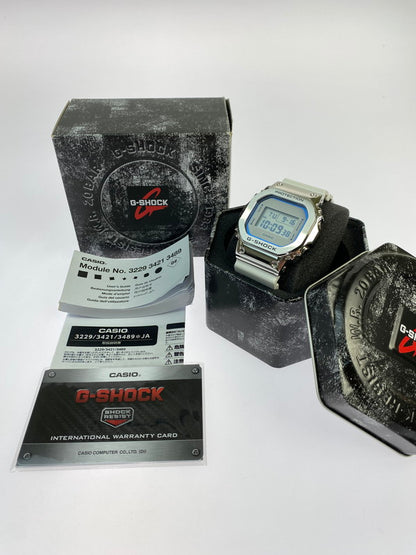 【LIFTる。景品】【中古品】【メンズ】 G-SHOCK ジーショック デジタル クオーツ腕時計 GM-5600LC-7JF メンズ ウォッチ 196-250918-em-18-min カラー：シルバー/ホワイト 万代Net店