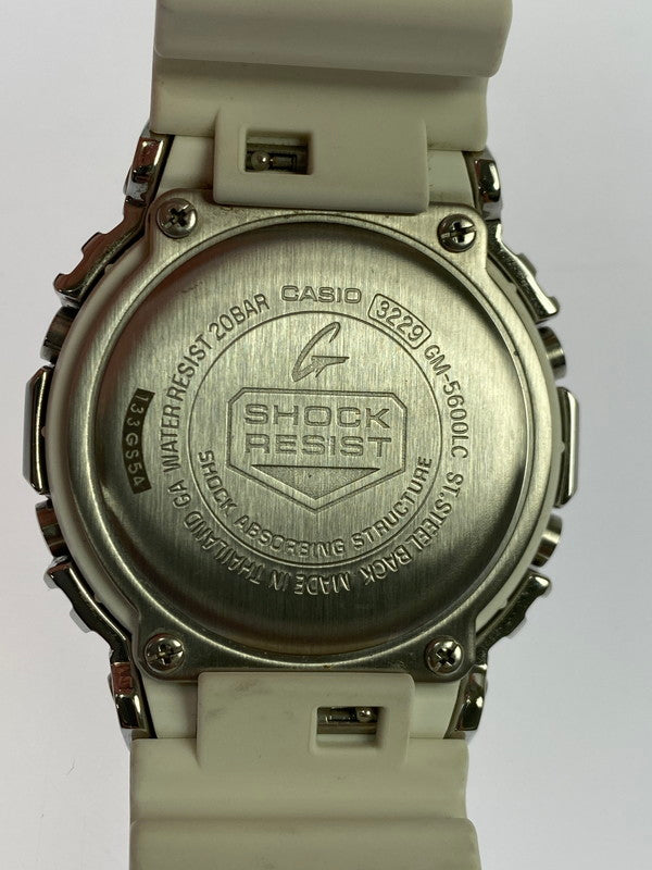 【LIFTる。景品】【中古品】【メンズ】 G-SHOCK ジーショック デジタル クオーツ腕時計 GM-5600LC-7JF メンズ ウォッチ 196-250918-em-18-min カラー：シルバー/ホワイト 万代Net店