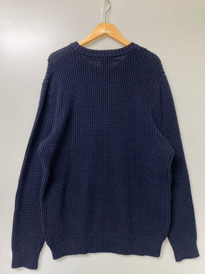 【中古品】【メンズ】 L.L.Bean エルエルビーン ワッフルセーター トップス 146-251018-ks-33-min サイズ：XL カラー：ネイビー 万代Net店