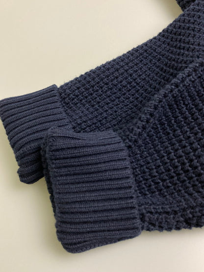 【中古品】【メンズ】 L.L.Bean エルエルビーン ワッフルセーター トップス 146-251018-ks-33-min サイズ：XL カラー：ネイビー 万代Net店