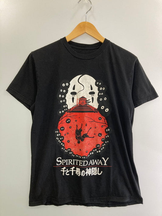 【中古品】【メンズ】 STUDIO GHIBLI スタジオジブリ SPIRITED AWAY 千と千尋の神隠し S/S TEE ショートスリーブ Tシャツ 半袖 トップス 146-250915-kk-06-min サイズ：S カラー：ブラック 万代Net店
