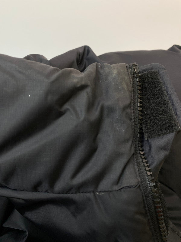 【中古品】【メンズ】 HELLY HANSEN ヘンリー ハンセン LOGO EMBROIDERED DOWN JACKET HDF9604 90S ロゴ エンブロイダード ダウン ジャケット メンズ アウター 144-251121-em-23-min サイズ：M カラー：ブラック 万代Net店