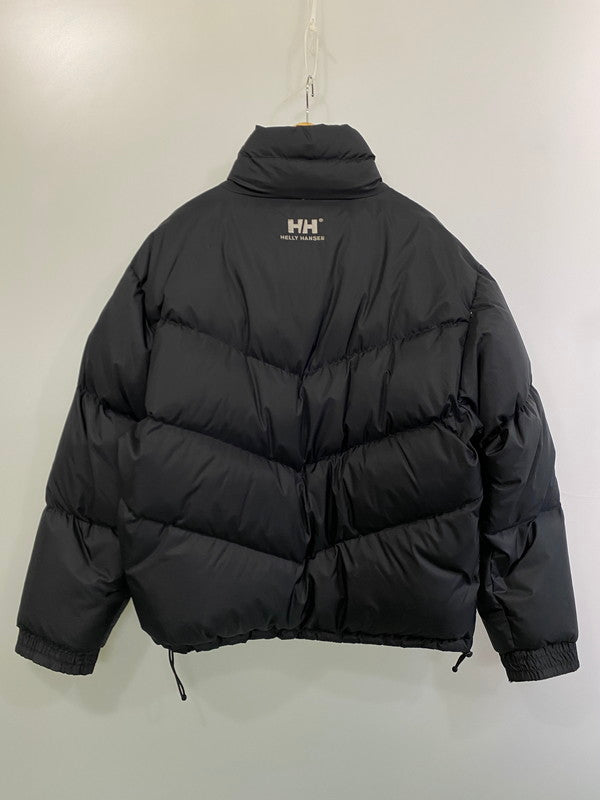 【中古品】【メンズ】 HELLY HANSEN ヘンリー ハンセン LOGO EMBROIDERED DOWN JACKET HDF9604 90S ロゴ エンブロイダード ダウン ジャケット メンズ アウター 144-251121-em-23-min サイズ：M カラー：ブラック 万代Net店