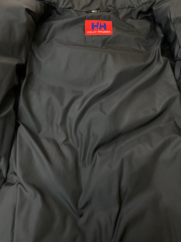 【中古品】【メンズ】 HELLY HANSEN ヘンリー ハンセン LOGO EMBROIDERED DOWN JACKET HDF9604 90S ロゴ エンブロイダード ダウン ジャケット メンズ アウター 144-251121-em-23-min サイズ：M カラー：ブラック 万代Net店
