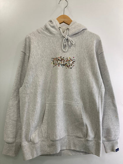 【中古品】【メンズ】 APPLEBUM アップルバム VINYL LOGO SWEAT PARKA スウェットパーカー 142-251116-zi-14-min サイズ：XL カラー：グレー 万代Net店