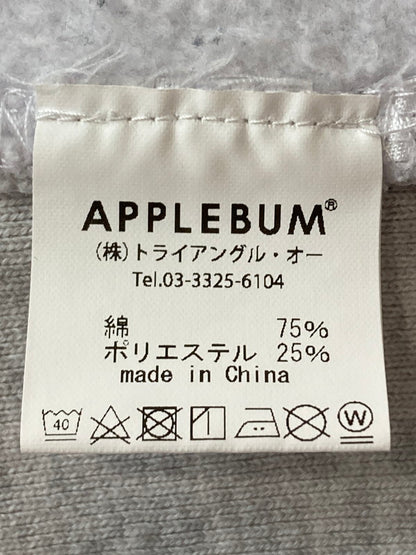 【中古品】【メンズ】 APPLEBUM アップルバム VINYL LOGO SWEAT PARKA スウェットパーカー 142-251116-zi-14-min サイズ：XL カラー：グレー 万代Net店