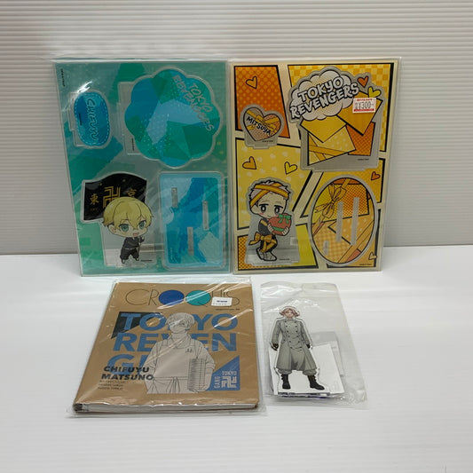 【中古品】 東京リベンジャーズ グッズまとめ クロッキーブック アクリルスタンド アクリルジオラマ おもちゃ 046-250927-AS-25-min 万代Net店