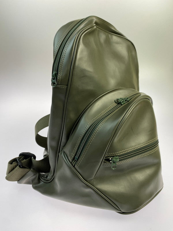 【現状渡し品】【メンズ/レディース】 ISSEY MIYAKE イッセイミヤケ 80's BACKPACK 80年代 筆タグ バックパック リュックサック カバン 188-250917-yn-16-min カラー：オリーブグリーン 万代Net店