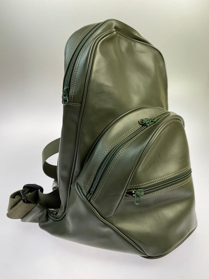 【現状渡し品】【メンズ/レディース】 ISSEY MIYAKE イッセイミヤケ 80's BACKPACK 80年代 筆タグ バックパック リュックサック カバン 188-250917-yn-16-min カラー：オリーブグリーン 万代Net店