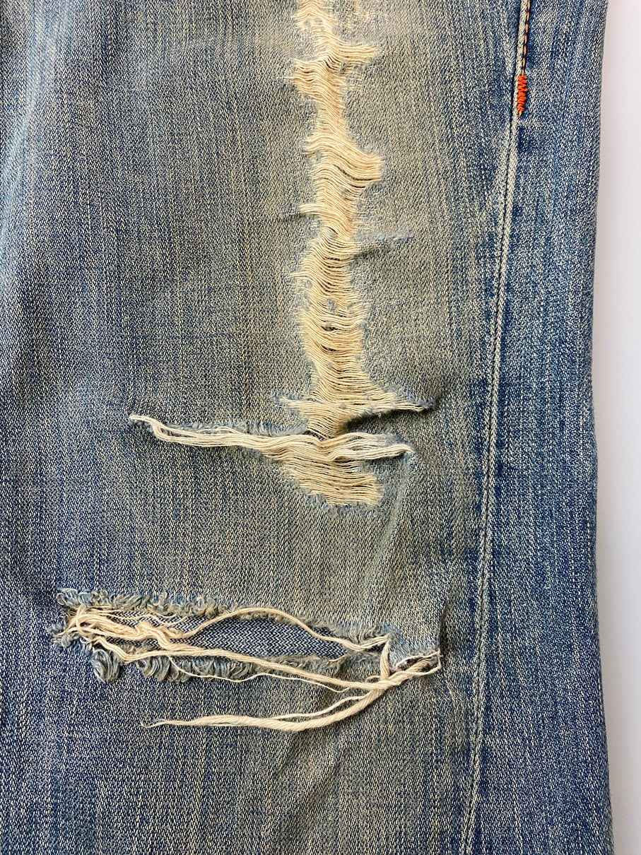 【現状渡し品】【メンズ】 TRUE RELIGION トゥルーレリジョン JOEY 04803 ジョーイ フレアデニムパンツ ボトムス ジーンズ 153-251106-kk-80-min サイズ：32 カラー：ライトインディゴ 万代Net店