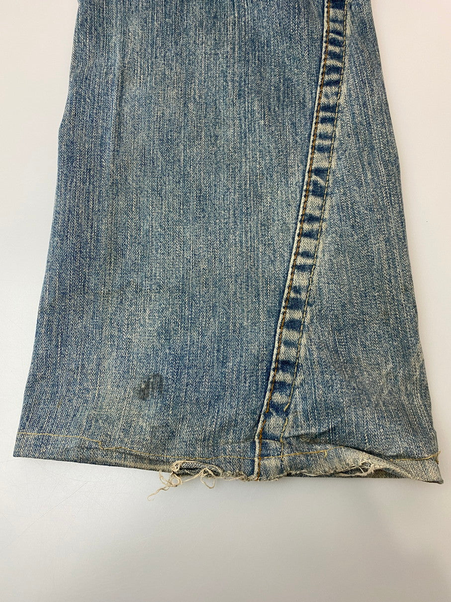 【現状渡し品】【メンズ】 TRUE RELIGION トゥルーレリジョン JOEY 04803 ジョーイ フレアデニムパンツ ボトムス ジーンズ 153-251106-kk-80-min サイズ：32 カラー：ライトインディゴ 万代Net店