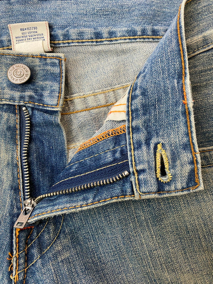 【現状渡し品】【メンズ】 TRUE RELIGION トゥルーレリジョン JOEY 04803 ジョーイ フレアデニムパンツ ボトムス ジーンズ 153-251106-kk-80-min サイズ：32 カラー：ライトインディゴ 万代Net店