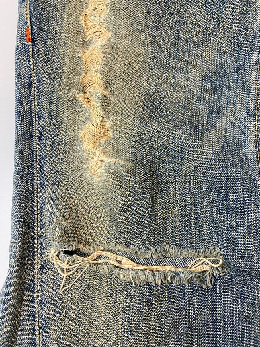 【現状渡し品】【メンズ】 TRUE RELIGION トゥルーレリジョン JOEY 04803 ジョーイ フレアデニムパンツ ボトムス ジーンズ 153-251106-kk-80-min サイズ：32 カラー：ライトインディゴ 万代Net店