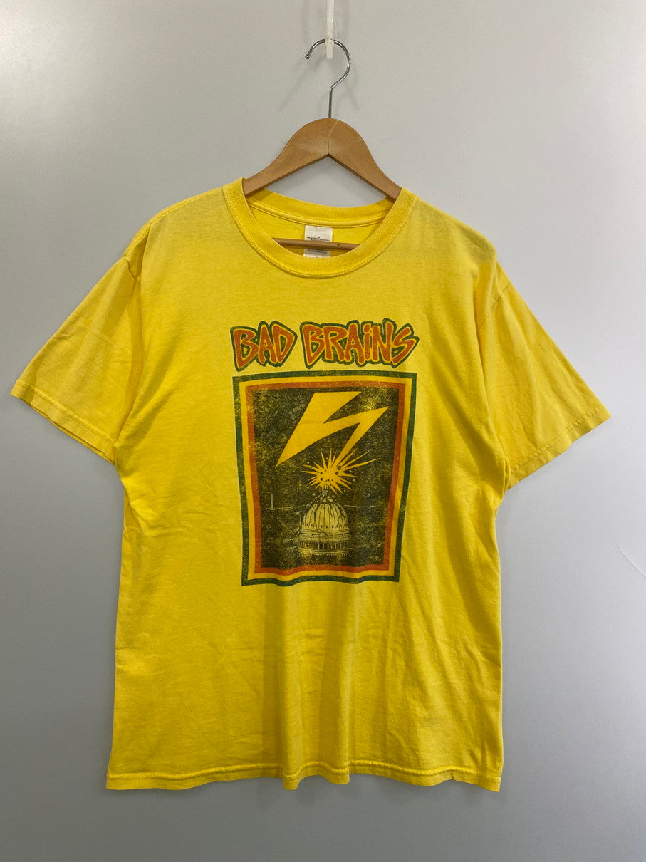【中古品】【メンズ】 BAD BRAINS PRINT TEE バッド・ブレインズ プリント Tシャツ メンズ トップス パンクバンド 146-250926-em-08-min サイズ：M カラー：イエロー 万代Net店