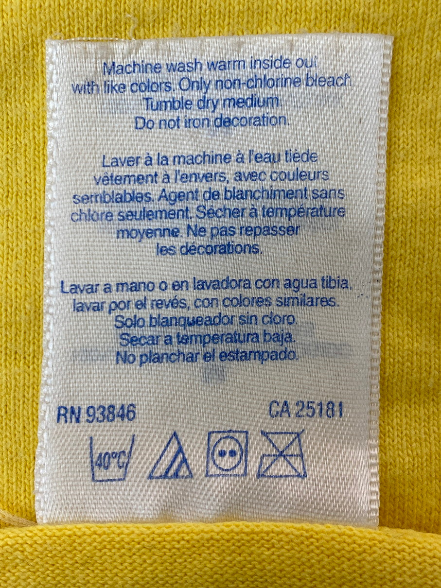 【中古品】【メンズ】 BAD BRAINS PRINT TEE バッド・ブレインズ プリント Tシャツ メンズ トップス パンクバンド 146-250926-em-08-min サイズ：M カラー：イエロー 万代Net店