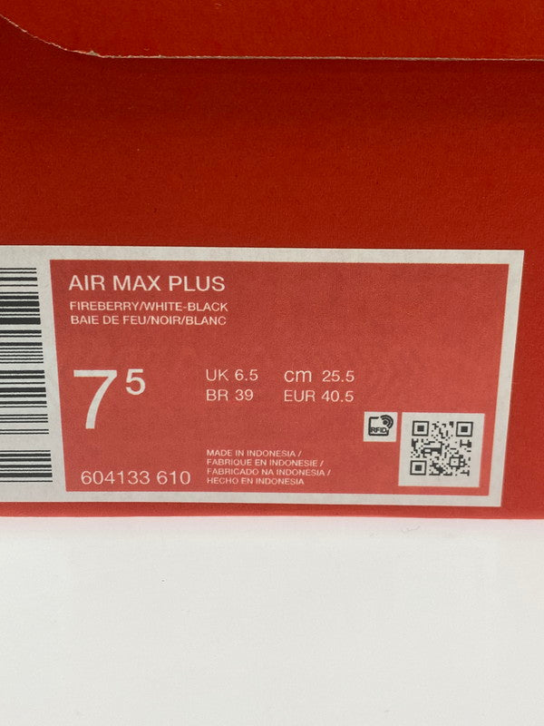 【中古美品】【メンズ】 NIKE ナイキ AIR MAX PLUS REBELLIOUS AIR 604133-610 エアマックス プラス リベリアス エア スニーカー メンズ 160-250914-em-44-min サイズ：25.5cm カラー：ピンク系 万代Net店