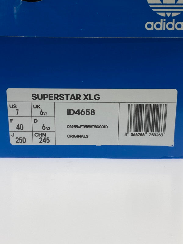 【中古品】【メンズ】 adidas アディダス SUPERSTAR XLG SNEAKER ID4658 スーパースター スニーカー メンズ 靴 シューズ 161-250914-em-47-min サイズ：25.0cm カラー：グリーン 万代Net店