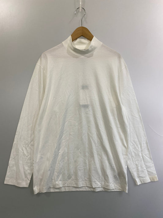 【中古品】【メンズ】 Y-3 ワイスリー M CL MOCK NECK LS TEE GK4496-APPA20 モックネック 長袖 Tシャツ メンズ トップス 140-250926-em-10-min サイズ：MM カラー：ホワイト 万代Net店