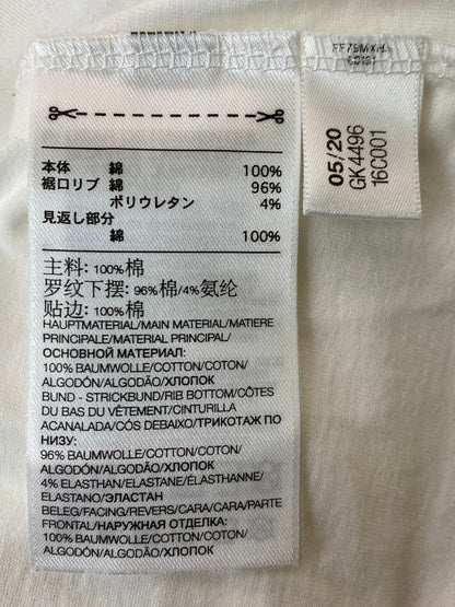 【中古品】【メンズ】 Y-3 ワイスリー M CL MOCK NECK LS TEE GK4496-APPA20 モックネック 長袖 Tシャツ メンズ トップス 140-250926-em-10-min サイズ：MM カラー：ホワイト 万代Net店