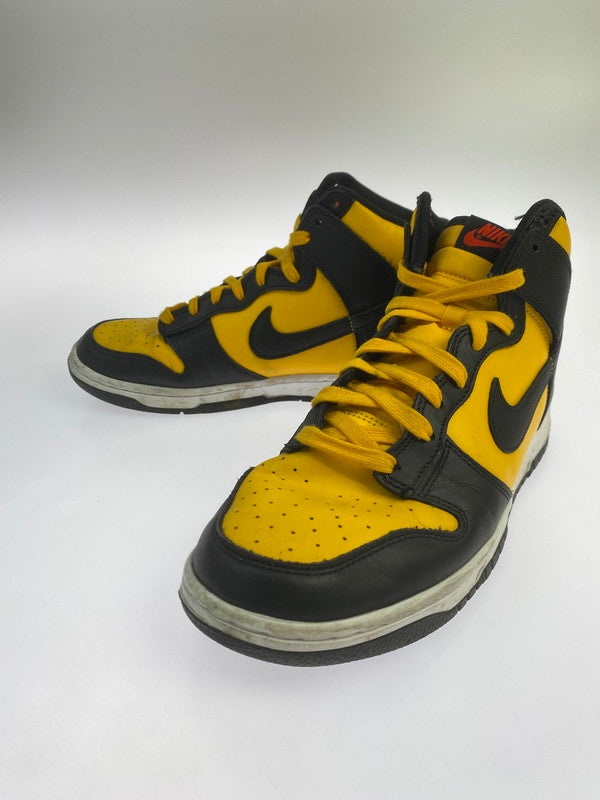 【中古品】【メンズ】 NIKE ナイキ DUNK HIGH UNIVERSITY GOLD AND BLACK DD1399-700 ダンク ハイ メンズ スニーカー 靴 160-250914-em-46-min サイズ：27cm カラー：ユニバーシティゴールド アンド ブラック 万代Net店