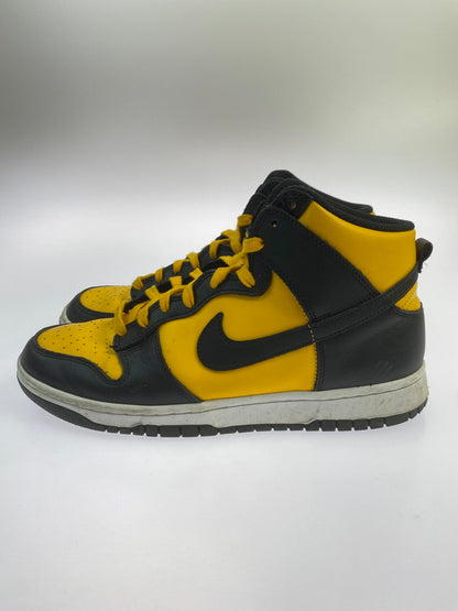 【中古品】【メンズ】 NIKE ナイキ DUNK HIGH UNIVERSITY GOLD AND BLACK DD1399-700 ダンク ハイ メンズ スニーカー 靴 160-250914-em-46-min サイズ：27cm カラー：ユニバーシティゴールド アンド ブラック 万代Net店