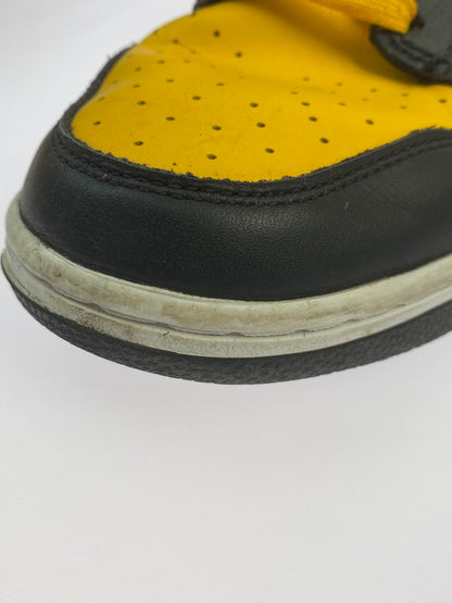 【中古品】【メンズ】 NIKE ナイキ DUNK HIGH UNIVERSITY GOLD AND BLACK DD1399-700 ダンク ハイ メンズ スニーカー 靴 160-250914-em-46-min サイズ：27cm カラー：ユニバーシティゴールド アンド ブラック 万代Net店