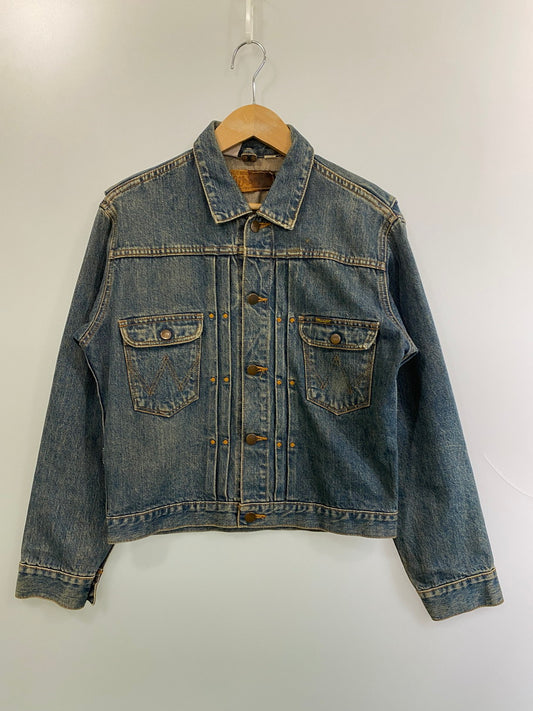 【中古品】【メンズ】 Wrangler ラングラー DENIM JACKET M4757 11MJ復刻 デニムジャケット ライトアウター 146-251022-yn-14-min サイズ：M カラー：インディゴ 万代Net店