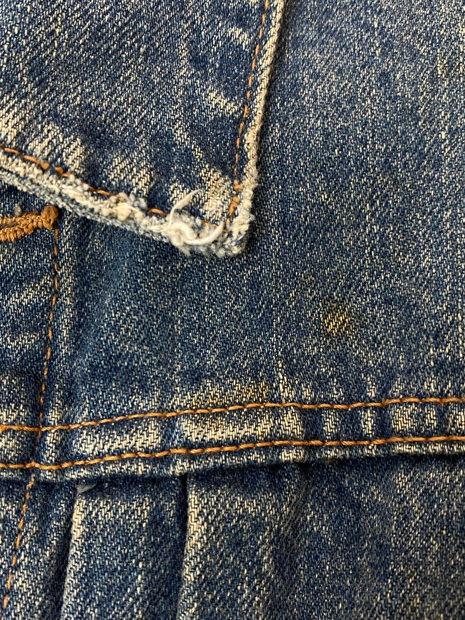 【中古品】【メンズ】 Wrangler ラングラー DENIM JACKET M4757 11MJ復刻 デニムジャケット ライトアウター 146-251022-yn-14-min サイズ：M カラー：インディゴ 万代Net店