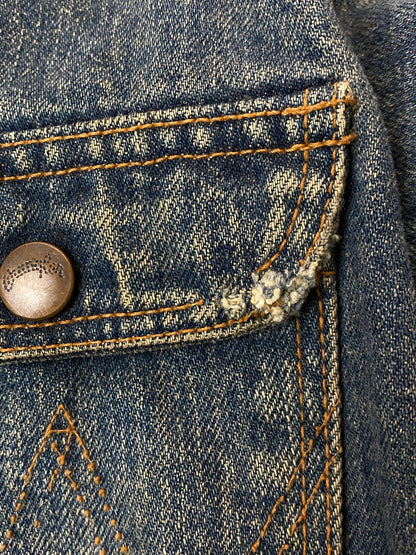 【中古品】【メンズ】 Wrangler ラングラー DENIM JACKET M4757 11MJ復刻 デニムジャケット ライトアウター 146-251022-yn-14-min サイズ：M カラー：インディゴ 万代Net店