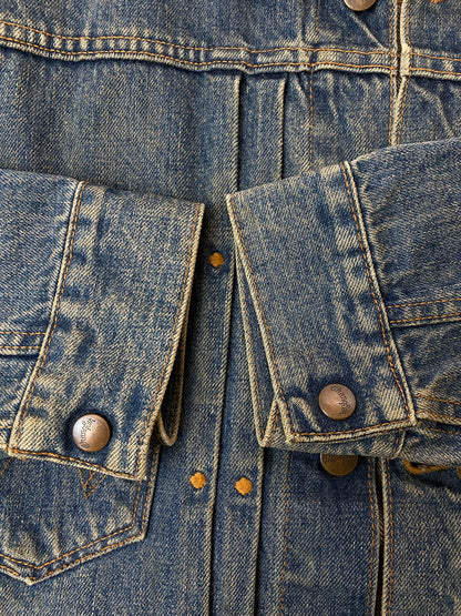 【中古品】【メンズ】 Wrangler ラングラー DENIM JACKET M4757 11MJ復刻 デニムジャケット ライトアウター 146-251022-yn-14-min サイズ：M カラー：インディゴ 万代Net店