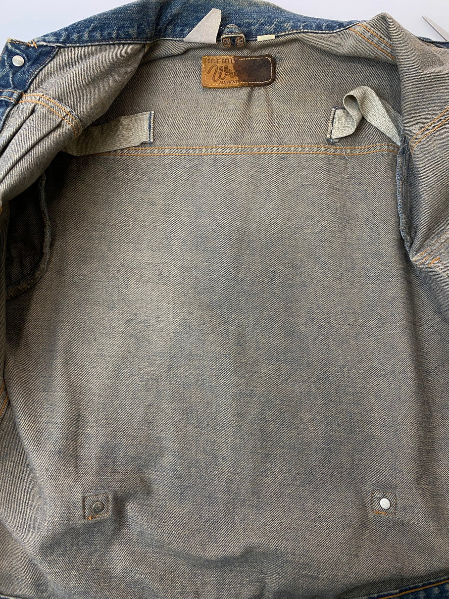 【中古品】【メンズ】 Wrangler ラングラー DENIM JACKET M4757 11MJ復刻 デニムジャケット ライトアウター 146-251022-yn-14-min サイズ：M カラー：インディゴ 万代Net店