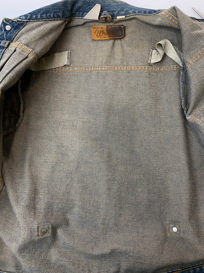 【中古品】【メンズ】 Wrangler ラングラー DENIM JACKET M4757 11MJ復刻 デニムジャケット ライトアウター 146-251022-yn-14-min サイズ：M カラー：インディゴ 万代Net店