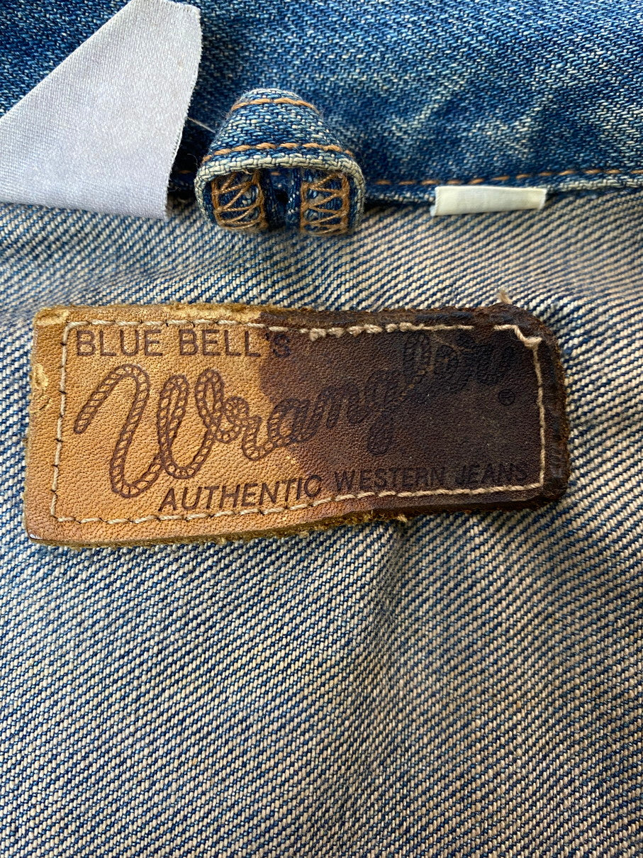 【中古品】【メンズ】 Wrangler ラングラー DENIM JACKET M4757 11MJ復刻 デニムジャケット ライトアウター 146-251022-yn-14-min サイズ：M カラー：インディゴ 万代Net店