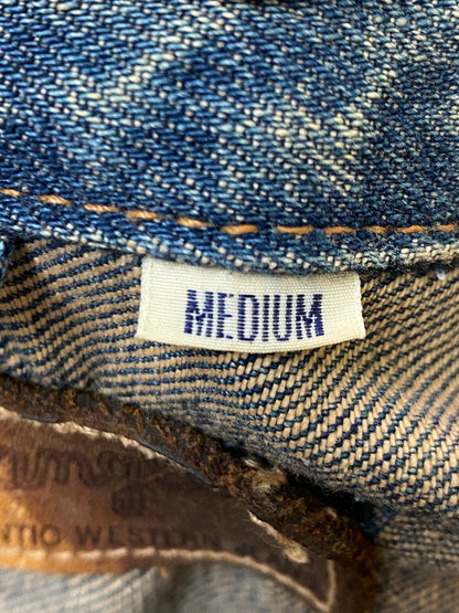 【中古品】【メンズ】 Wrangler ラングラー DENIM JACKET M4757 11MJ復刻 デニムジャケット ライトアウター 146-251022-yn-14-min サイズ：M カラー：インディゴ 万代Net店