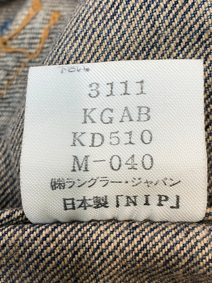 【中古品】【メンズ】 Wrangler ラングラー DENIM JACKET M4757 11MJ復刻 デニムジャケット ライトアウター 146-251022-yn-14-min サイズ：M カラー：インディゴ 万代Net店