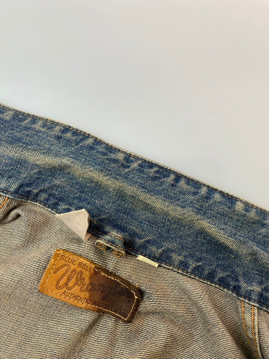 【中古品】【メンズ】 Wrangler ラングラー DENIM JACKET M4757 11MJ復刻 デニムジャケット ライトアウター 146-251022-yn-14-min サイズ：M カラー：インディゴ 万代Net店