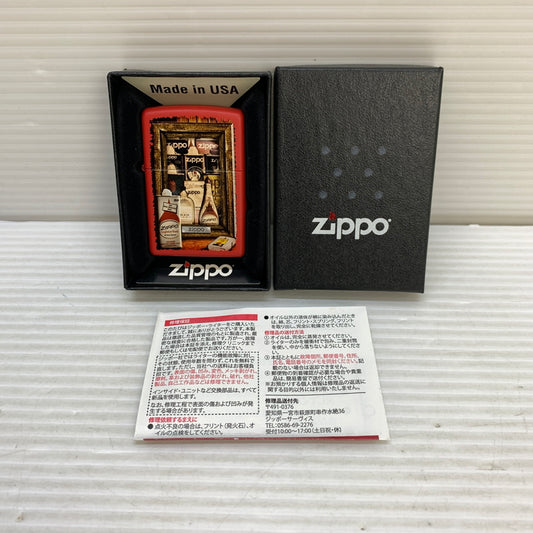 【中古美品】【メンズ/レディース】 ZIPPO ジッポ ZIPPO ジッポ PLANETA FUEL CANS プラネタ燃料缶 USA製 オイルライター アクセサリー 喫煙具 2011年製造 インサイドユニット2011年製 206-250914-kk-05-min カラー：レッド 万代Net店