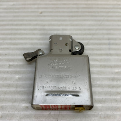 【中古美品】【メンズ/レディース】 ZIPPO ジッポ ZIPPO ジッポ 鼈甲柄 前面加工 特殊加工 USA製 オイルライター アクセサリー 喫煙具 2014年製造 インサイドユニット2015年製 206-250914-kk-04-min カラー：ブラウン/シルバー 万代Net店