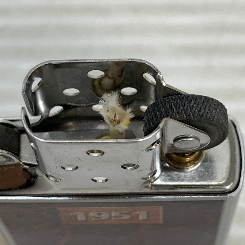 【中古美品】【メンズ/レディース】 ZIPPO ジッポ ZIPPO ジッポ LEATHER WRAP レザーラップ USA製 オイルライター アクセサリー 喫煙具 2012年製造 インサイドユニット2012年製 206-250914-kk-10-min カラー：ブラウン/シルバー 万代Net店
