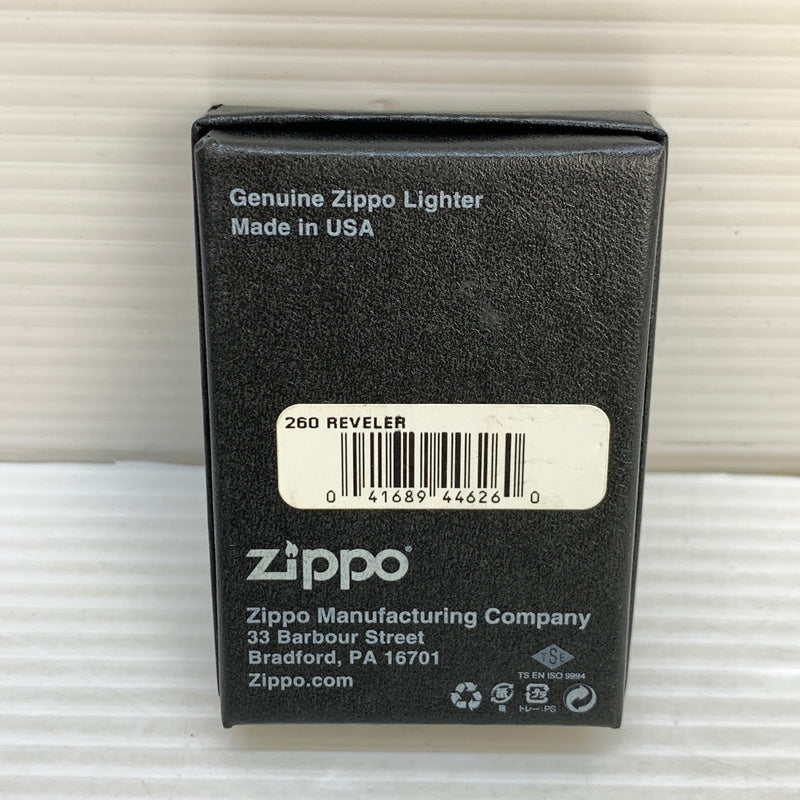 【中古美品】【メンズ/レディース】 ZIPPO ジッポ ZIPPO ジッポ MOON FOOT PRINT ムーン フットプリント USA製 オイルライター アクセサリー 喫煙具 2012年製造 インサイドユニット2012年製 206-250914-kk-15-min カラー：グレー 万代Net店