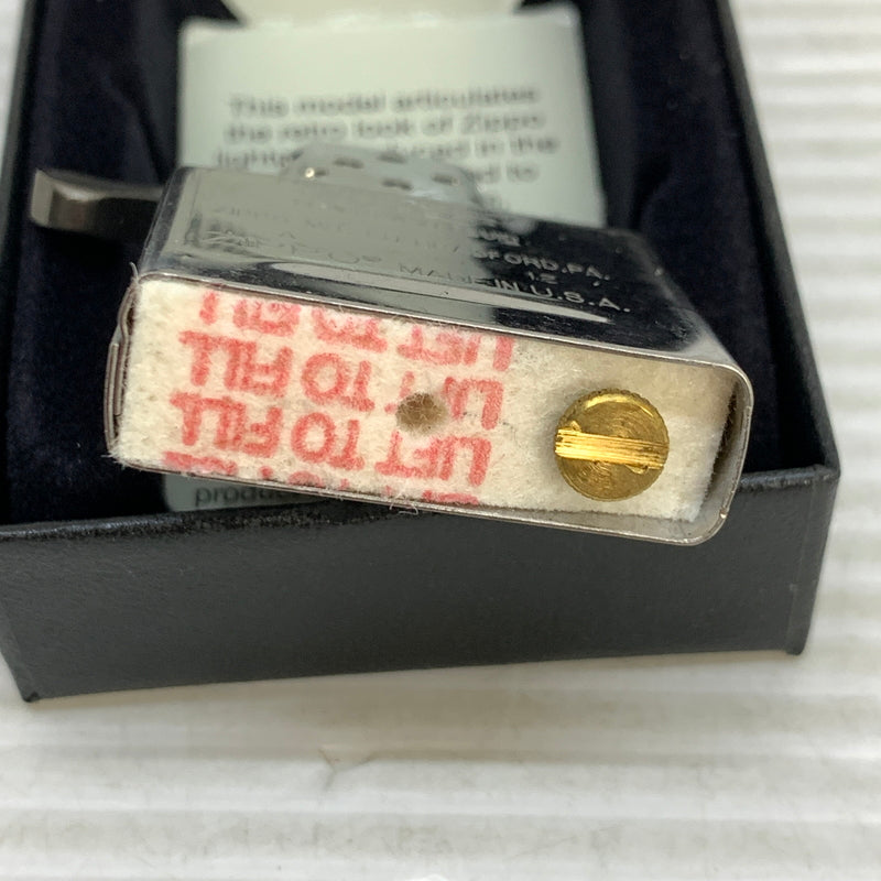 【中古美品】【メンズ/レディース】 ZIPPO ジッポ ZIPPO ジッポ MOON FOOT PRINT ムーン フットプリント USA製 オイルライター アクセサリー 喫煙具 2012年製造 インサイドユニット2012年製 206-250914-kk-15-min カラー：グレー 万代Net店
