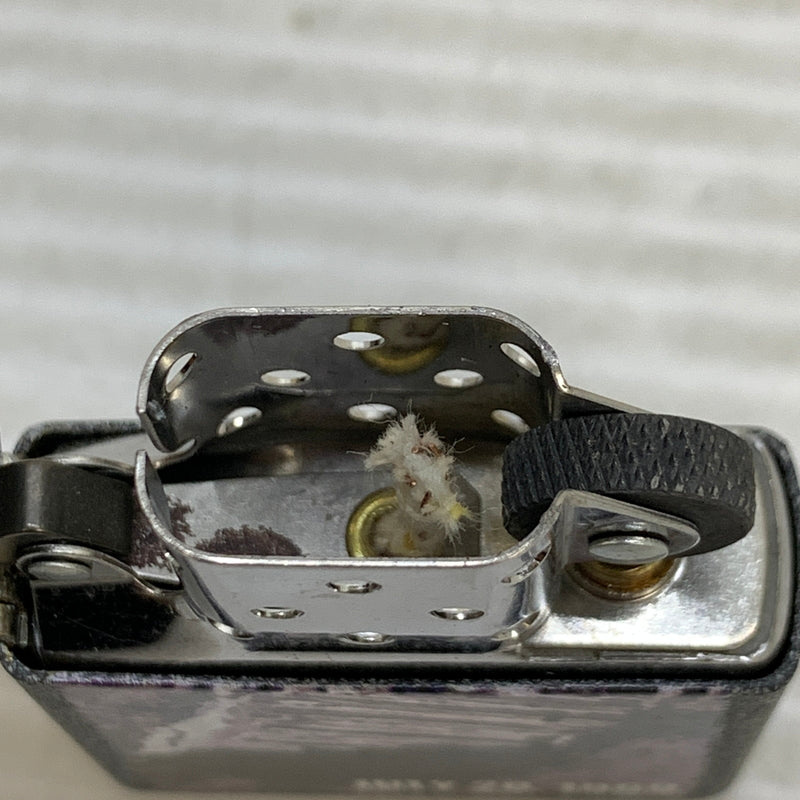 【中古美品】【メンズ/レディース】 ZIPPO ジッポ ZIPPO ジッポ MOON FOOT PRINT ムーン フットプリント USA製 オイルライター アクセサリー 喫煙具 2012年製造 インサイドユニット2012年製 206-250914-kk-15-min カラー：グレー 万代Net店