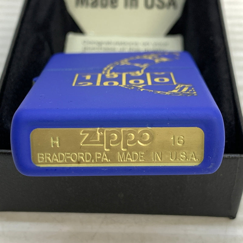 【中古美品】【メンズ/レディース】 ZIPPO ジッポ ZIPPO ジッポ MILLENNIUM EDITION ミレニアム エディション USA製 オイルライター アクセサリー 喫煙具 2016年製造 インサイドユニット2016年製 206-250914-kk-16-min カラー：ブルー 万代Net店