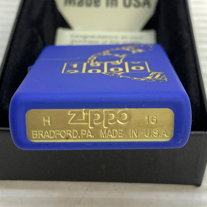 【中古美品】【メンズ/レディース】 ZIPPO ジッポ ZIPPO ジッポ MILLENNIUM EDITION ミレニアム エディション USA製 オイルライター アクセサリー 喫煙具 2016年製造 インサイドユニット2016年製 206-250914-kk-16-min カラー：ブルー 万代Net店