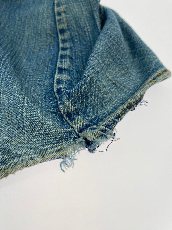 【現状渡し品】【メンズ/レディース】 LEVI'S FOR GALS リーバイスフォーギャルズ 56368-0317 70S BIGE WESTERN DENIM L S SHIRT ウエスタン デニム ロングスリーブ シャツ 146-251118-AS-3-min サイズ：下記参照 カラー：ブルー 万代Net店